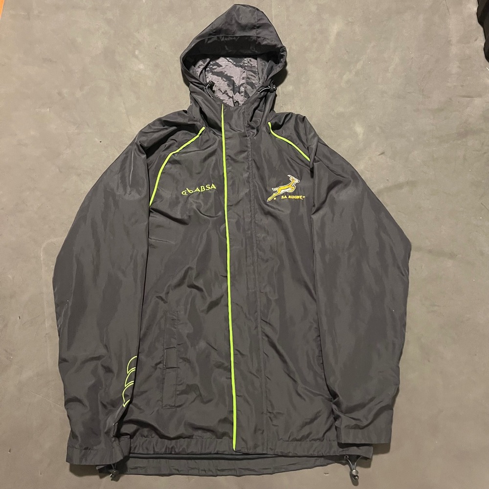 Canterbury South Africa SA Rugby Springboks‎ ABSA Rain Coat Jacket Grey Small